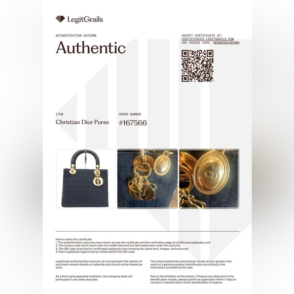 Dior by Lady Dior Cannage Bag with COA - EUC - Picture 2 of 16